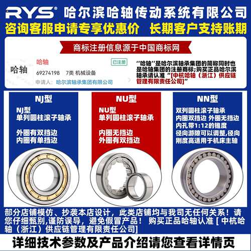 RYS 哈轴传动 N RN NF NU NJ NUP 211 212 213 M EM 圆柱滚子