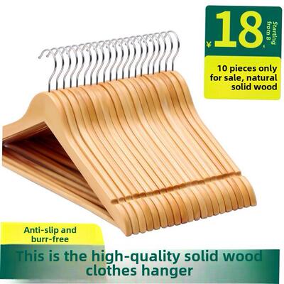cabinet skid hangers clothes clip coat hanger wooden rack