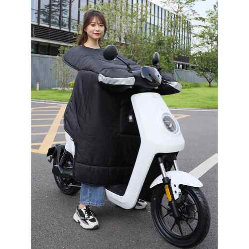 小牛电动汽车挡风被冬季天鹅绒加厚防水F200温暖家庭中箱9号防风