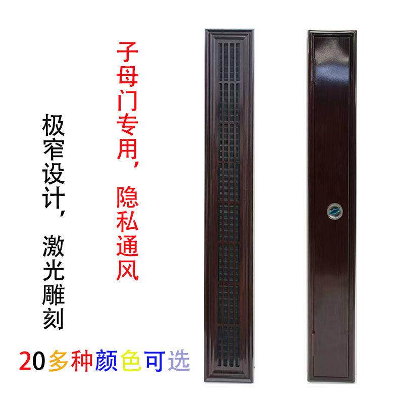 防盗门改装加装通风窗开小窗透气透风纱窗门家用入户门中门子母门