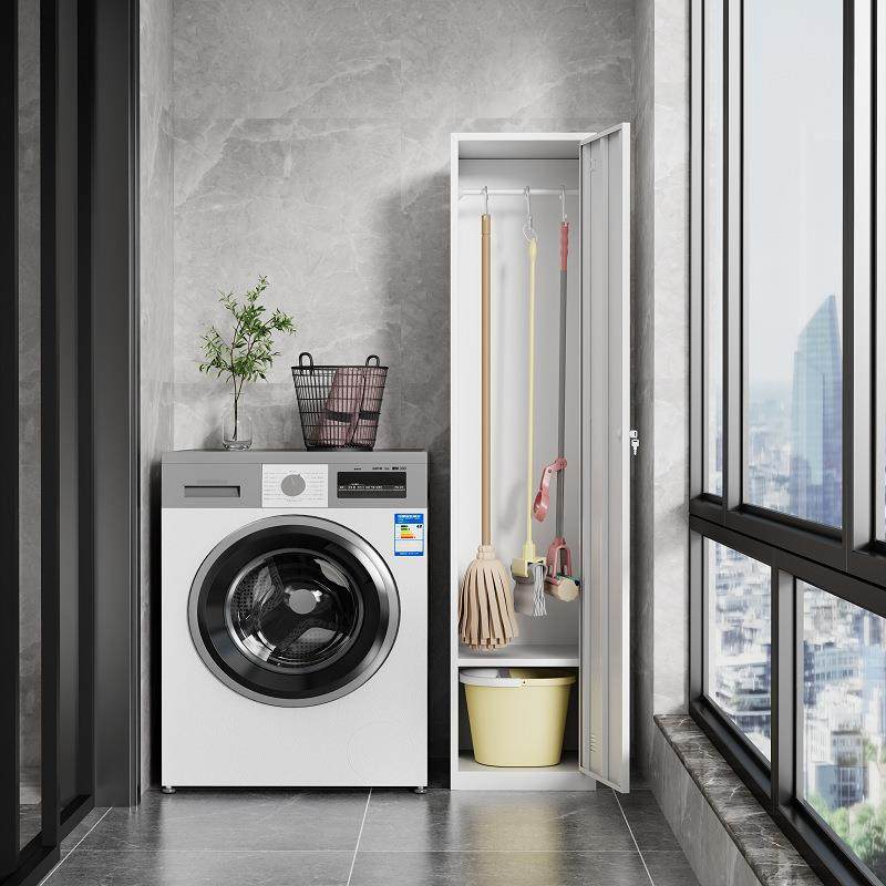 家用阳台家政柜拖把扫帚收纳柜不锈钢清洁工具柜钢制卫生柜吸尘器,商业/办公家具,办公储物柜,淘宝优惠券,粉丝福利购,淘宝优惠卷