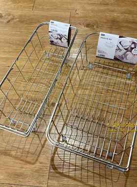 NITORI宜得利 伸缩滤水篮不锈钢碗碟滤水沥水架厨房水槽置物架