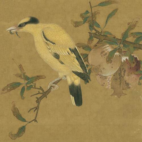 厂家直供艺术微喷家居客厅书房装饰画蔷薇花条幅花鸟字画画芯