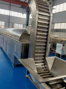 炒货机自智能大INW型流鹰嘴豆黑豆全电磁炒货水线 动大型炒大米机