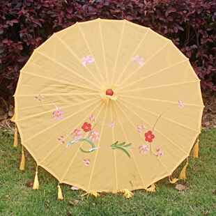 厂家直供古风汉服道具伞古典表演绸布伞景区热销工艺油纸伞装饰伞