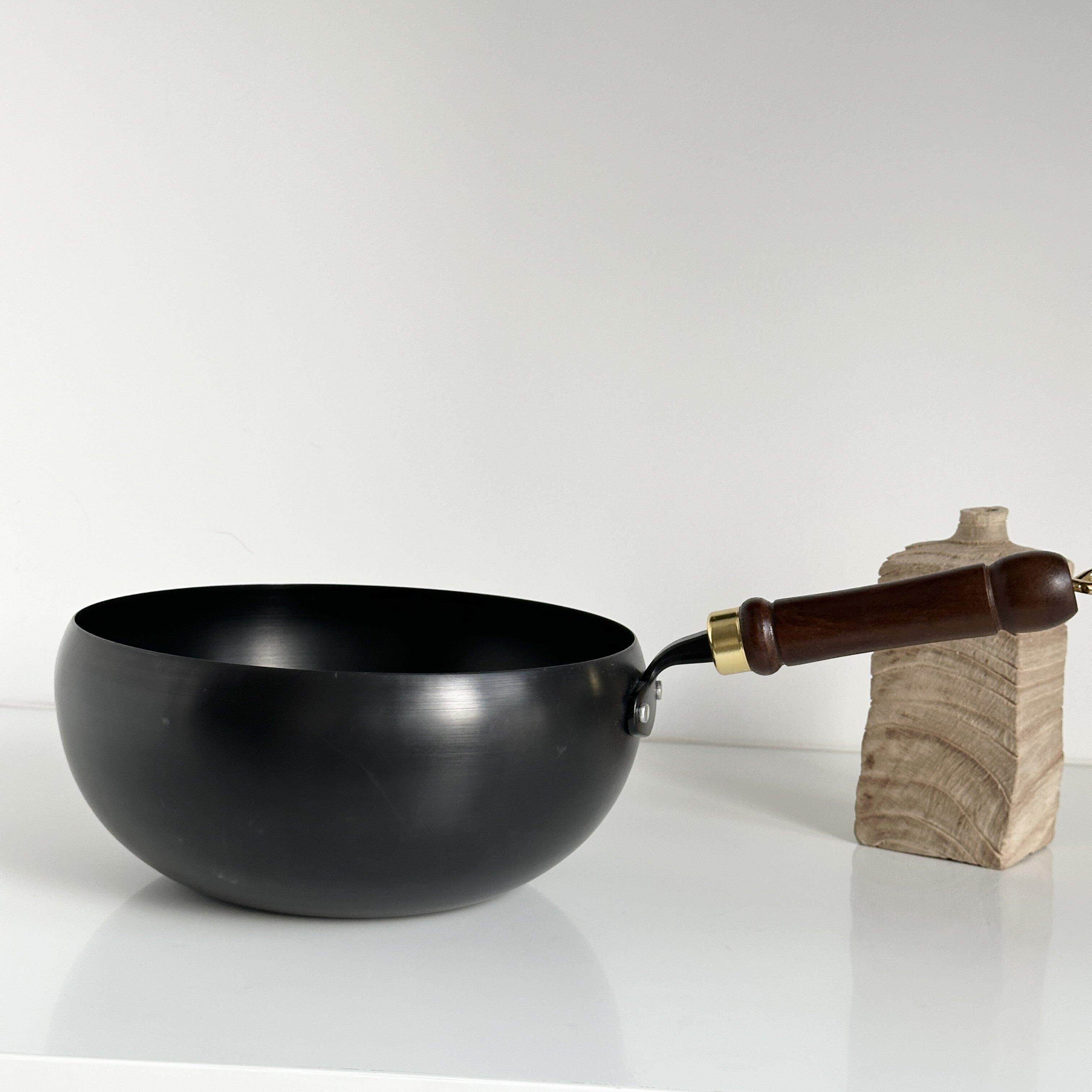 大肚铁锅手工铁锅大肚锅热锻无涂层不沾锅家用炒锅熟铁锅铸铁