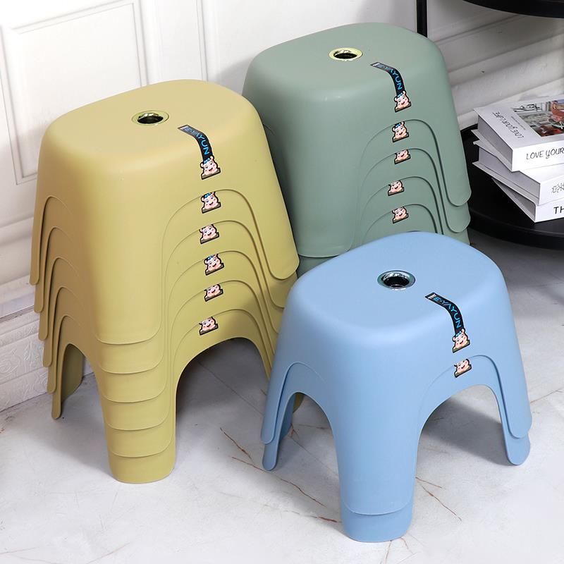 小凳子家用宝宝防滑浴室椅子茶几塑料小板凳儿童矮凳客厅大人防滑