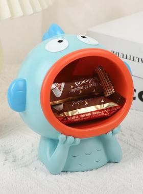 小丑鱼玄关收纳摆件创意装饰摆台 前台迎宾钥匙收纳摆件家居装饰