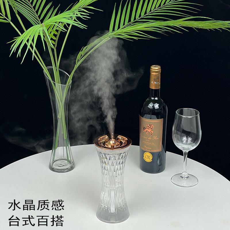 新款直销跨境热卖创意小蛮腰加湿器台灯酒吧餐厅氛围桌灯家居香薰