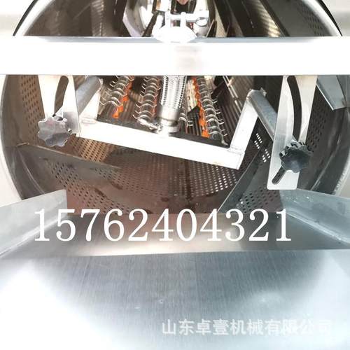 药材清洗设备中VUS药材脱皮机螺人旋滚筒中式全自精动参天麻黄清