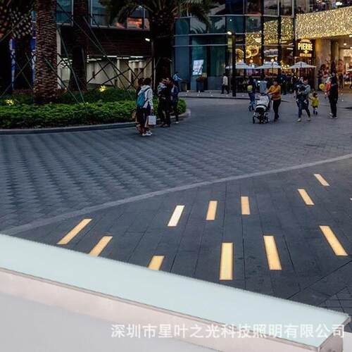新款直销LED地砖灯长条户外防水广场灯条形公园地埋灯嵌入式线条