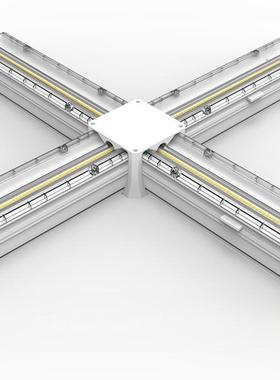 办公照明LED吊现线灯会议室吸吊灯长方形LED灯代顶89966简约吸顶灯