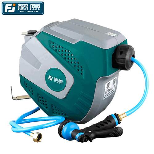 水鼓洗车店泡沫水蜡鼓大管径汽车鼓水管回收器自动伸缩卷管器