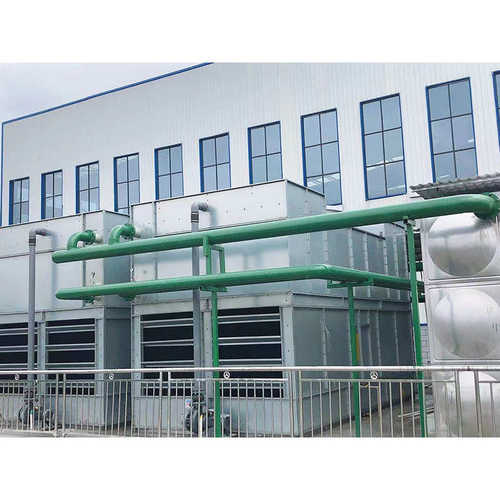 闭式冷却塔300t设备大型横流式工业大小型方型玻璃钢凉水塔定 制