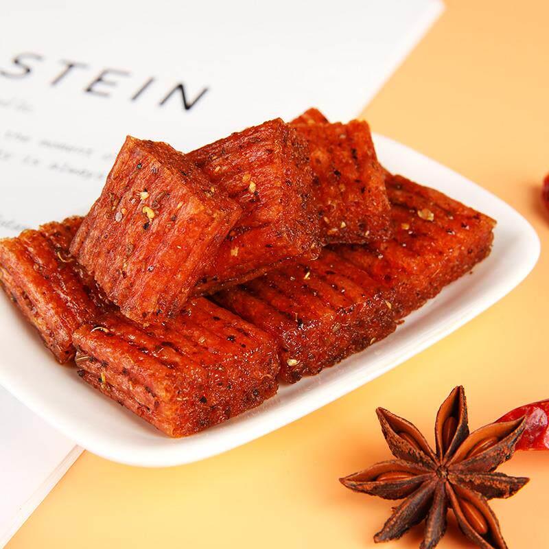 家伦连山大刀肉辣条麻辣素食面筋8090后怀旧网红零食小辣块经典