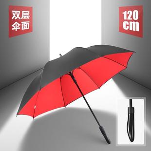 高档PEJA大FAN人雨伞号加厚加固结实防直长柄伞男女超大双广风告
