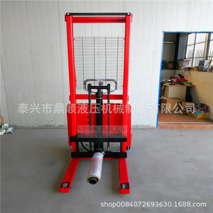 定制电动卷膜搬运堆高车无腿式圆形物料装卸升降叉车手动卷筒车