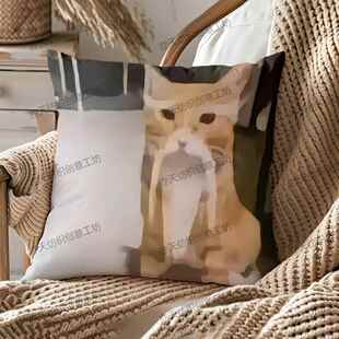 耄耋枕头哈基咪圆头耄耋幻影哈气哈基仙可爱创意礼物枕头靠垫抱枕