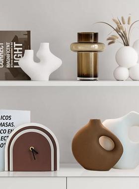 侘寂风抽象艺术高级感软装摆件现代客厅电视柜酒柜小众家居装饰品