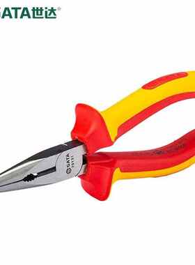 SATA70131VDE绝缘耐压尖嘴钳670131VDE绝缘耐压尖嘴钳6