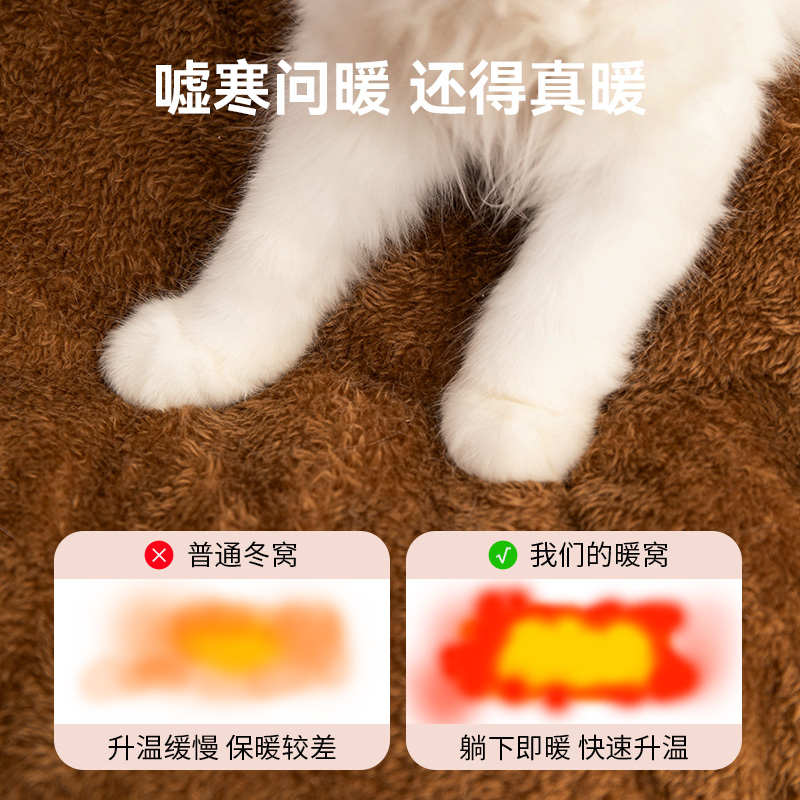 猫窝四季通用狗窝网红房子封闭式床屋别墅可拆洗宠物猫咪宠物用品
