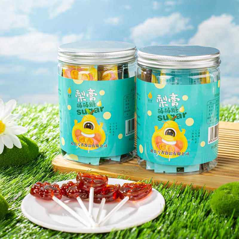 梨膏棒棒糖儿童糖果美味零食润喉纯食品咳嗽可爱宝宝罐装袋装包邮