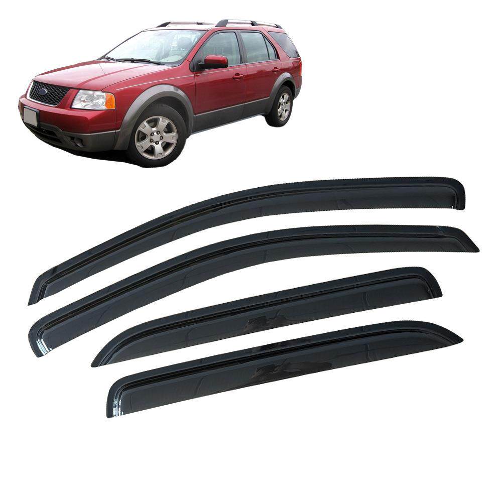 适用福特FORD FREESTYLE 2005-2007晴雨挡侧窗导流板雨眉加厚