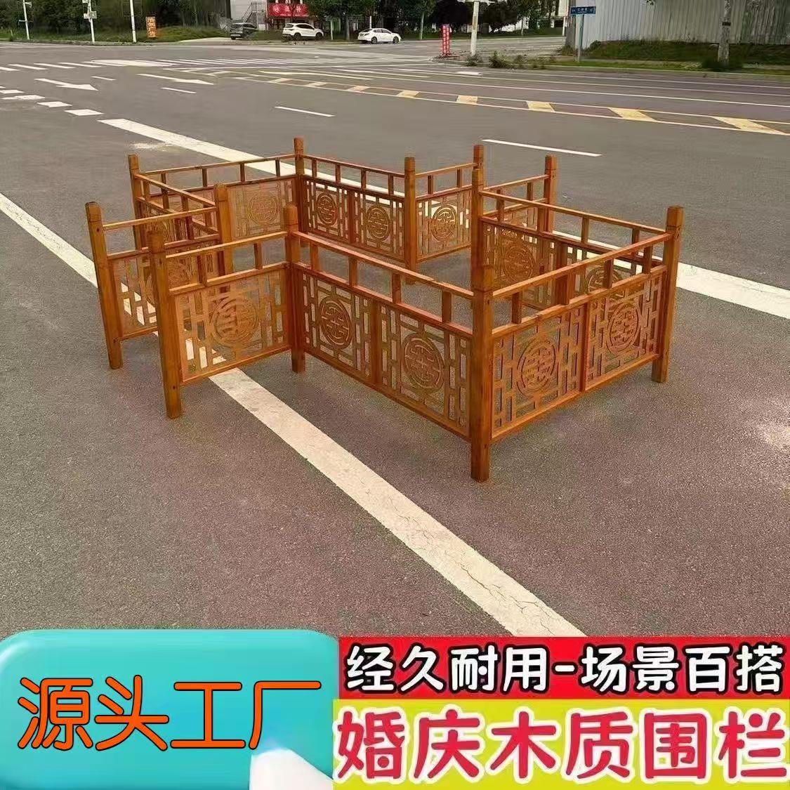新款罗马柱婚庆道具摆件木质栅栏路引