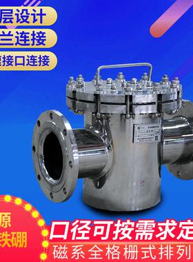 厂家供应多管式粉末液体磁性过滤器 cyg型浆料管道式磁棒除铁器
