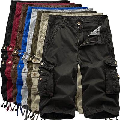 Plus size 48 Cargo shorts Clothes short pants for men summer