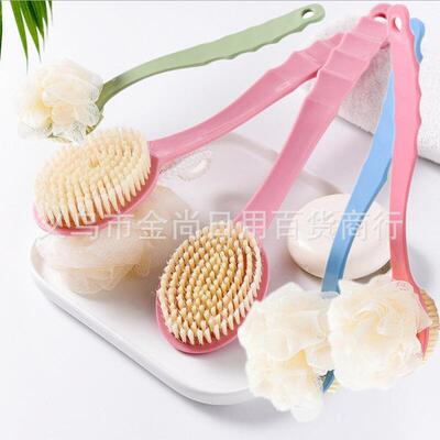 2-in-1 Bathing and Exfoliating Ball Brush for Body Massage a
