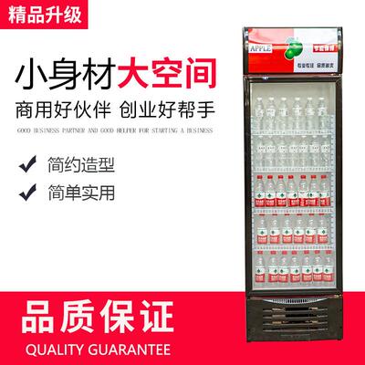 超市冰柜饮料展示柜冷藏保鲜柜啤酒柜商用双开门冷柜单门立式冰箱