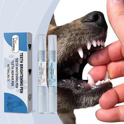 YEGBONG Pet Teeth Whitening Pen Set - For Pet Dental Cleanin