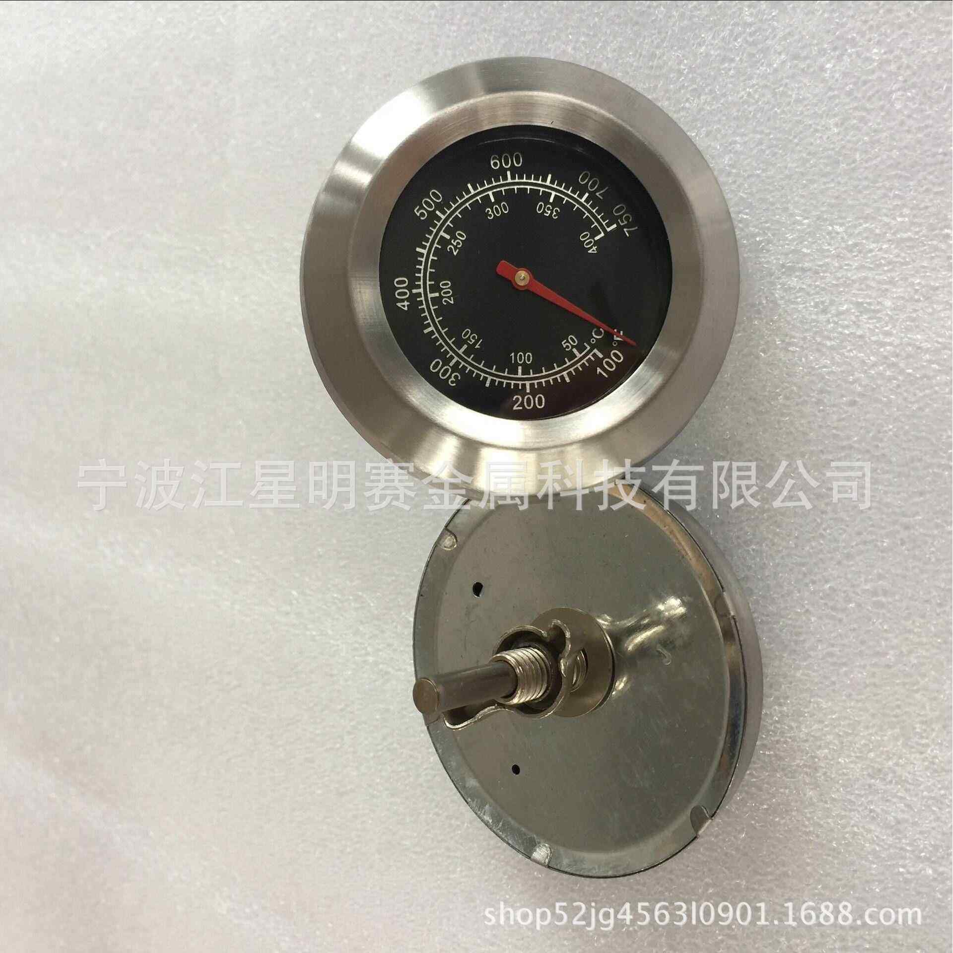 JX-3E 烧烤炉温度计 不锈钢烤箱温度计 双金属温度表 BBQ3E