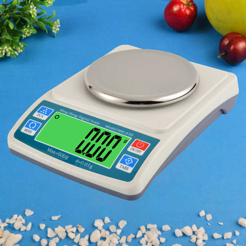 精密电子秤克拉称珠宝秤0.01g电子天平黄金称重实验室3kg专用计数