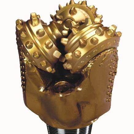 三牙轮钻头镶齿钢齿金属密封打水井油田8寸半9寸半12寸油田专用