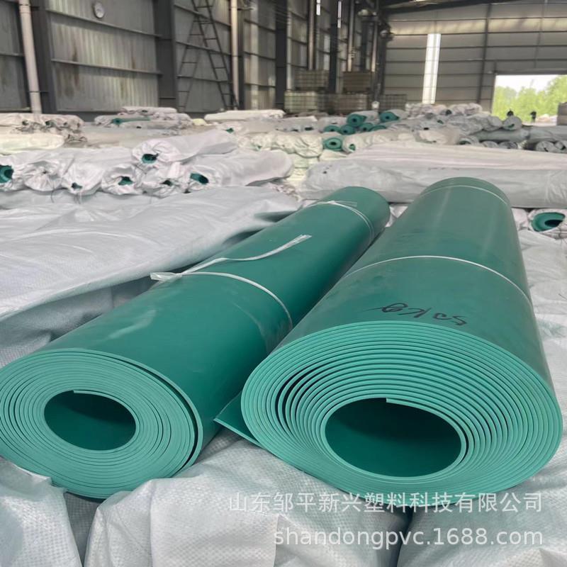 厂家软质PVC卷材绿色白色PVC软板车间铺地面用耐酸防水防滑