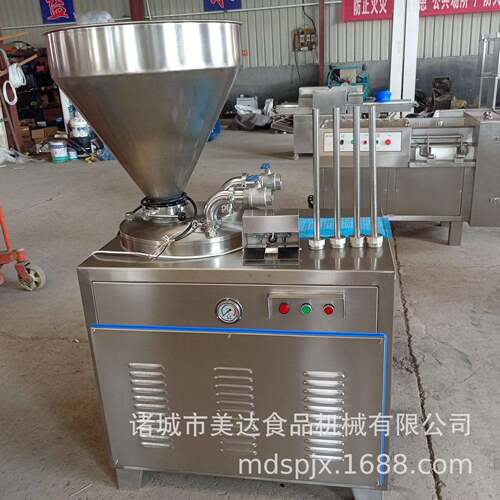 多功能商用灌肠机小型大容量双馅嘴液压灌肠机肉制品档口火腿肠厂