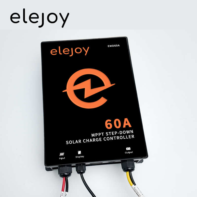 MPPT太阳能充电控制器60A可调线控显示屏房车光伏发电储能车载