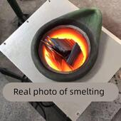 中频熔炼炉熔金银铜铁铝锡炉冶炼铸造电炉小型高温2000度坩埚熔炉
