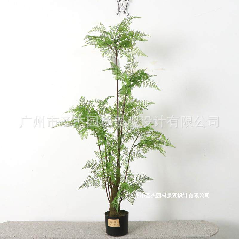 室内仿真蕨草北欧造景仿真绿植波斯草仿真植物波斯蕨室内仿真蕨草