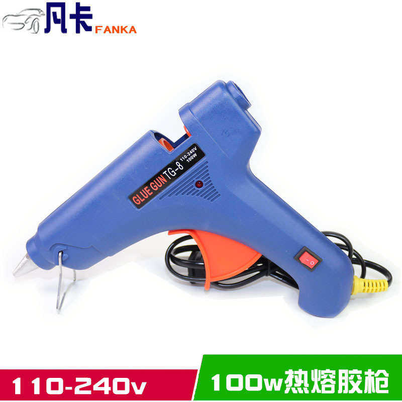 胶枪 热熔胶玻璃硅条热溶胶棒 热熔胶枪汽车装潢改装用品100w