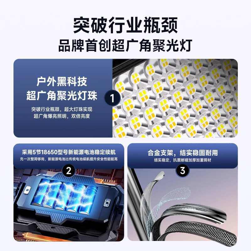 摆摊地摊充电灯夜市灯照明灯停电续航灯灯应急灯露营超长户外野营