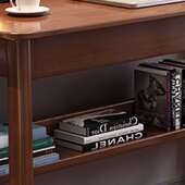 北欧ins风实木书桌简约家用中小学生学习写字桌卧室台式 电脑桌子