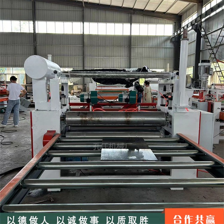 导热油加热pur贴面机实心石塑板热转印覆膜机铝蜂窝板PET贴膜机
