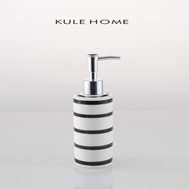 KULE HOME 创意浴室卫生间陶瓷乳液瓶沐浴露瓶洗手液瓶洗洁精瓶子