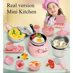 Girl Can Real Kitchen Items Toys Mini Funny Cook