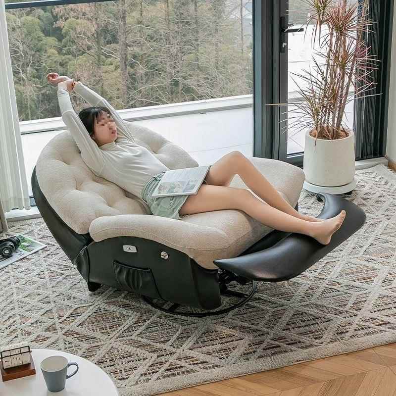 动太空懒沙发头休闲等舱按电摩椅多功能可人躺可睡家用CLR单人摇