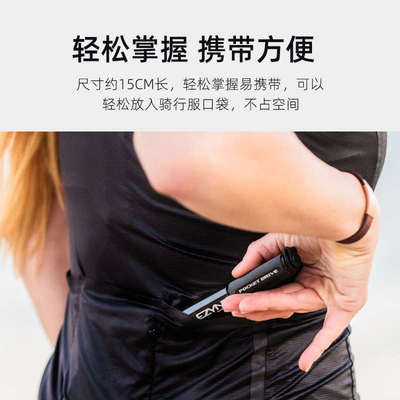 LEZYNE雷音公路山地自行车打气筒便携式迷你家用美法嘴高压小气筒