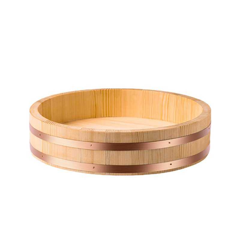 日韩式寿司拌饭盆打饭盆料理木桶木制铜边商用家用拌饭木盆餐具,厨房/烹饪用具,寿司套件/料理套件,淘宝优惠券,粉丝福利购,淘宝优惠卷